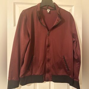 Tristan Mens Jacket Maroon And Black Men’s Size Large